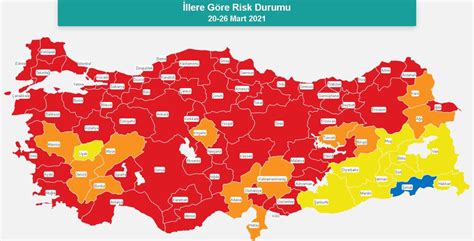 il il koronavirüs risk haritası